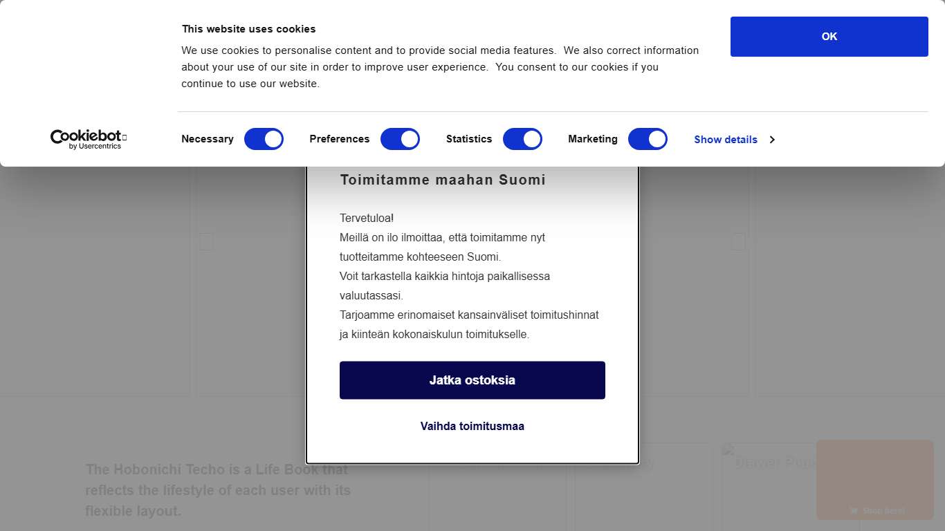 Hobonichi Techo 2026 Official Website